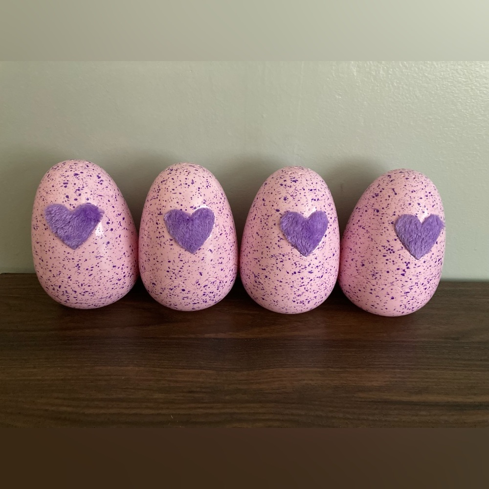 (4) Empty, Large Hatchimal Eggs